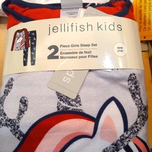 Brand New Jelly Fish Kids Girls Unicorn Pj set